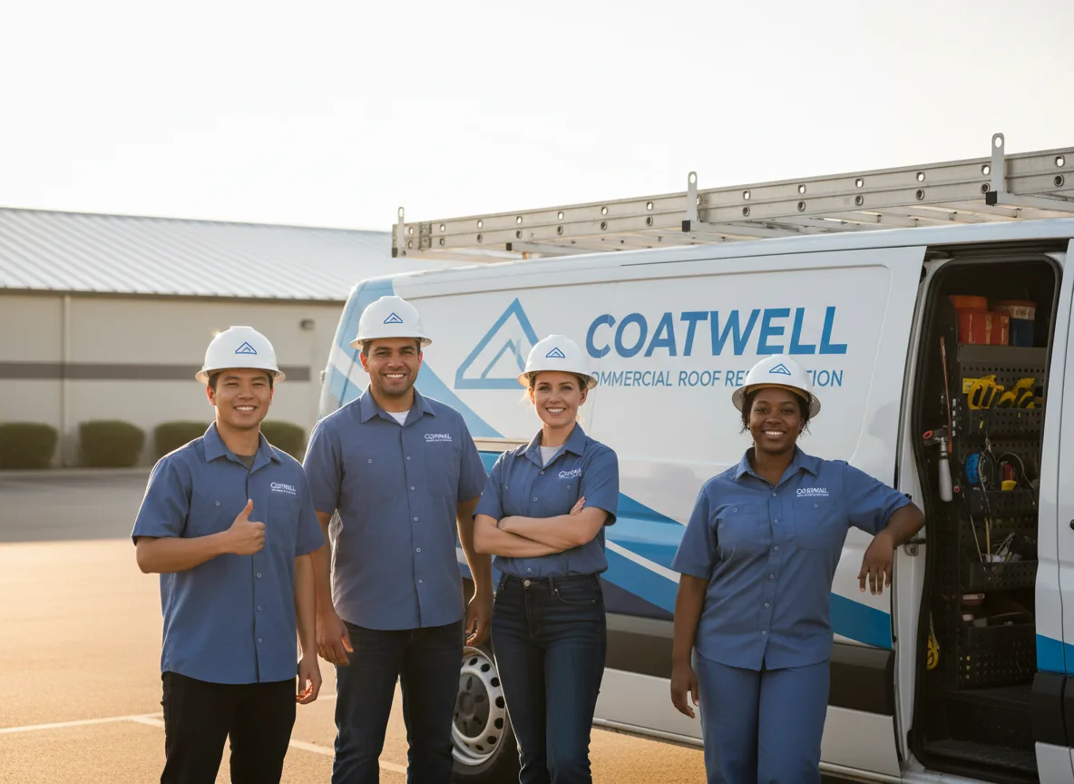 Commercial roof coating company in Trion, GA